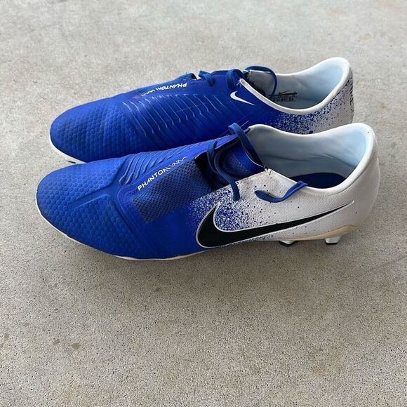 Nike Phantom Venom Soccer Cleats Blue Men’s Size 11 - Picture 4 of 12